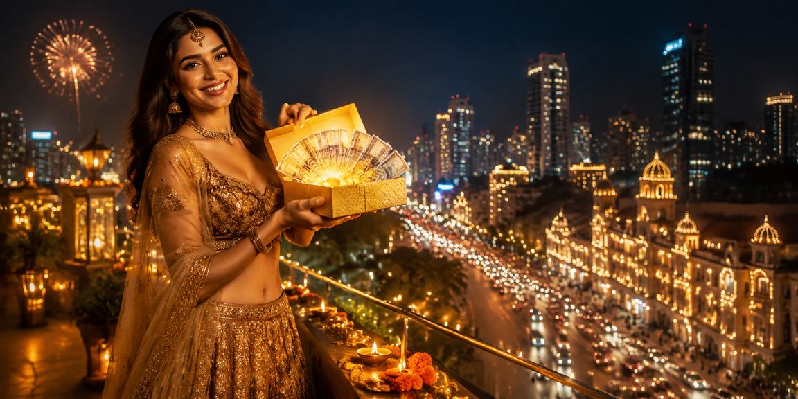 Bangalore MG Road at night, representing cashback bonuses and promotions